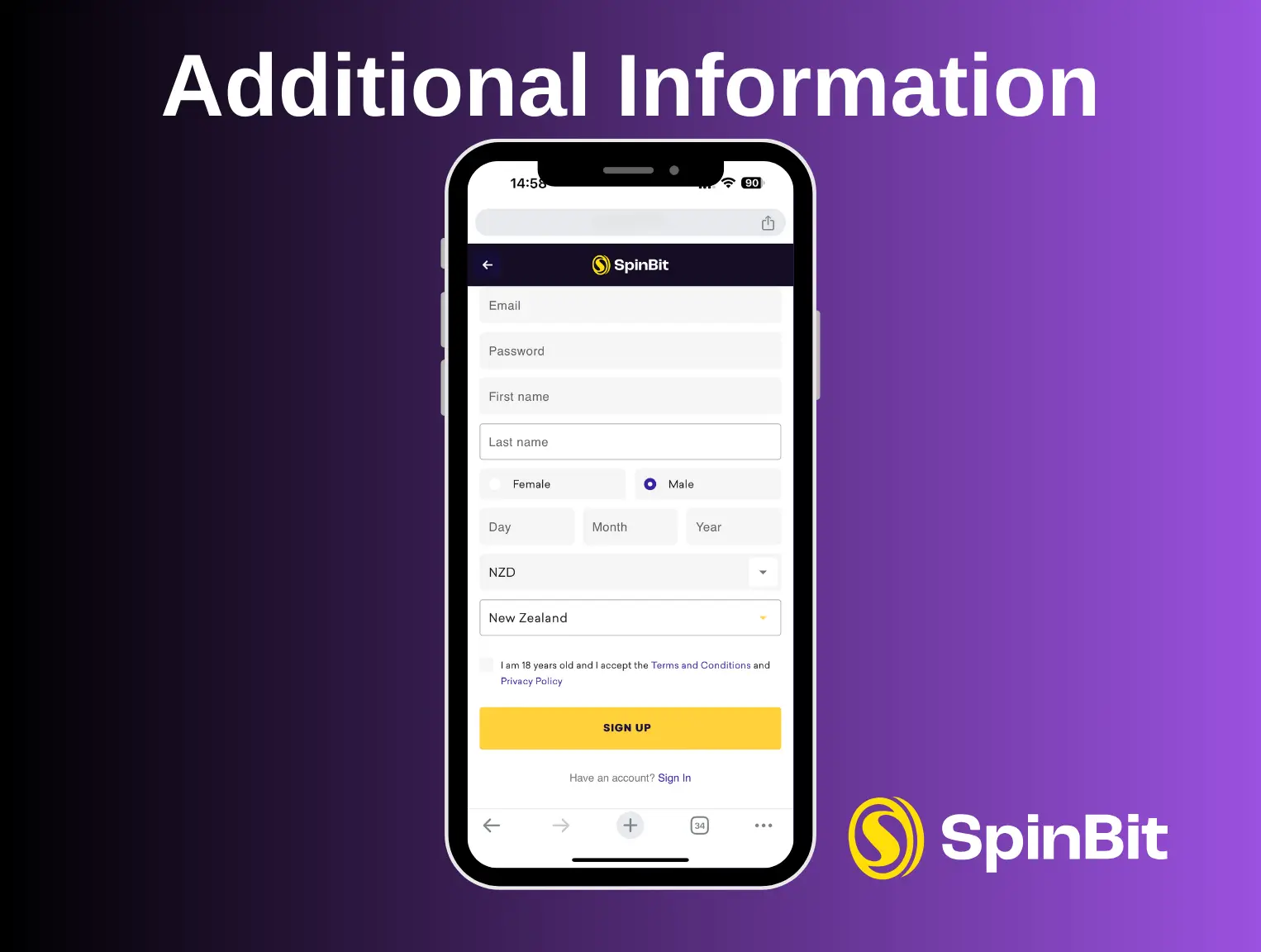 Step 3: Additional Information