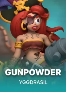 Screenshot of Gunpowder slot game at Spinbit Casino